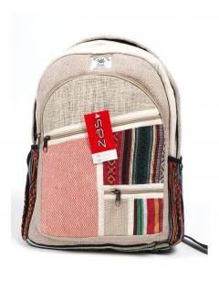 Modelo: M208 Complementos de Cáñamo - Mochila fabricada con Cáñamo BOKA20 - Modelo M208