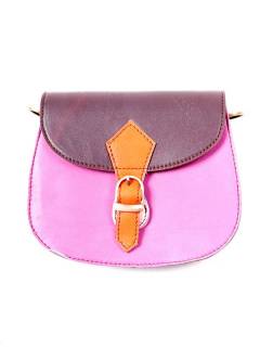 Modelo: M-2 Bolsos de Cuero - Bolsos redondeados de cuero BOKA23 - Modelo M-2