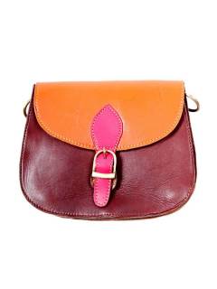 Modelo: M-1 Bolsos de Cuero - Bolsos redondeados de cuero BOKA23 - Modelo M-1