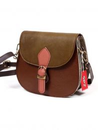 Bolso Hippie de Cuero Multicolor BOKA23 para comprar al por mayor o detalle  en la categoría de Complementos y Accesorios Hippies  Alternativos  | ZAS.