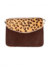 Modelo: M11 Bolsos de Piel Reciclada Zero Waste - Bolsos cuadrados DE PIEL RECICLADA BOKA23B-2 - Modelo M11