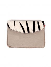Modelo: M8 Bolsos de Piel Reciclada Zero Waste - Bolsos cuadrados DE PIEL RECICLADA BOKA23B-3 - Modelo M8