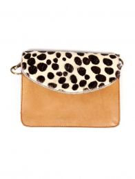 Modelo: M9 Bolsos de Cuero Colores - Animal Print - Bolsos cuadrados DE PIEL RECICLADA BOKA23B-6 - Modelo M9