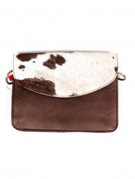 Modelo: M1 Bolsos de Cuero Colores - Animal Print - Bolsos cuadrados DE PIEL RECICLADA BOKA23B-6 - Modelo M1