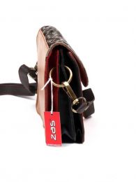 Detail not selectable for purchase Animal Print Leather Bags - BOKA23B-8 RECYCLED LEATHER square bags.
