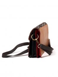 Detail not selectable for purchase Animal Print Leather Bags - BOKA23B-8 RECYCLED LEATHER square bags.