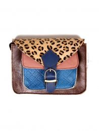 Modelo: M8 Bolsos de Piel Reciclada Zero Waste - Bolsos cuadrados DE PIEL RECICLADA BOKA24-A - Modelo M8