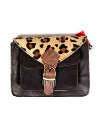 Modelo: M11 Bolsos de Piel Reciclada Zero Waste - Bolsos cuadrados DE PIEL RECICLADA BOKA24-A - Modelo M11