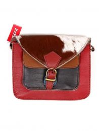 Modelo: M1 Bolsos de Cuero Colores - Animal Print - Bolsos cuadrados DE PIEL RECICLADA BOKA24-C - Modelo M1