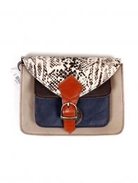 Modelo: M9 Bolsos de Piel Reciclada Zero Waste - Bolsos cuadrados DE PIEL RECICLADA BOKA24-C - Modelo M9