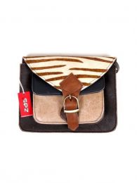 Modelo: M10 Bolsos de Piel Reciclada Zero Waste - Bolsos cuadrados DE PIEL RECICLADA BOKA24-C - Modelo M10