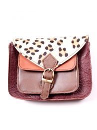 Modelo: M03 Bolsos y Mochilas Hippies - Bolsos de piel multicolores BOKA24 - Modelo M03