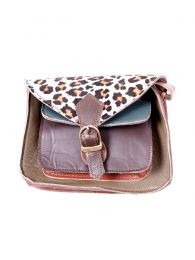 Modelo: M15 Bolsos y Mochilas Hippies - Bolsos de piel multicolores BOKA24 - Modelo M15