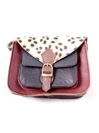 Modelo: M02 Bolsos y Mochilas Hippies - Bolsos de piel multicolores BOKA24 - Modelo M02