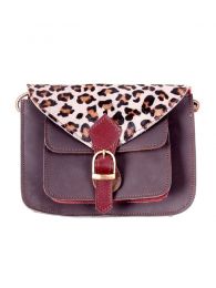 Modelo: M17 Bolsos y Mochilas Hippies - Bolsos de piel multicolores BOKA24 - Modelo M17