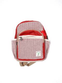 Mochila de Cáñamo Mediana Bicolor,  para comprar al por mayor o detalle  en la categoría de Complementos y Accesorios Hippies  Alternativos  | ZAS. [BOKA34]