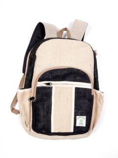  Mochila de Cáñamo Grande Bicolor para comprar al por mayor o detalle  en la categoría de   [BOKA35] .