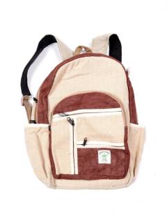 Modelo: MarrÓn Cáñamo Hemp - La mochila grande de cáñamo BOKA35 - Modelo MarrÓn