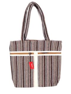 Modelo: Marrón Cáñamo Hemp - Bolso de estilo étnico, BOKA37 - Modelo Marrón