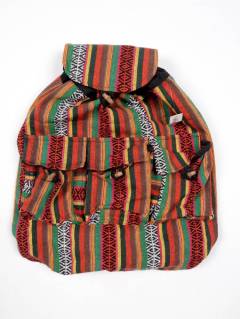 Bolso Étnico Grande con Detalles en Cáñamo,  para comprar al por mayor o detalle  en la categoría de Complementos y Accesorios Hippies  Alternativos  | ZAS. [BOKA38]