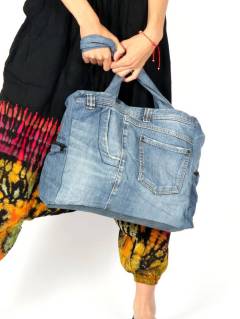 Bolso Vaquero Mediano con Asa larga,  para comprar al por mayor o detalle  en la categoría de Complementos y Accesorios Hippies  Alternativos  | ZAS. [BOMI01]