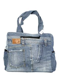 Detalle no seleccionable para compra Bolsos y Mochilas Jeans - Bolso vaquero mediano fabricado BOMI01.