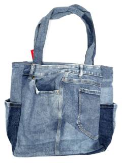 Detalle no seleccionable para compra Bolsos y Mochilas Jeans - Bolso vaquero grande fabricado BOMI02.