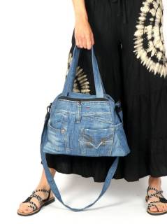 Bolso Vaquero con  Asa y Bandolera,  para comprar al por mayor o detalle  en la categoría de Complementos y Accesorios Hippies  Alternativos  | ZAS. [BOMI04]