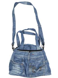 Detalle no seleccionable para compra Bolsos y Mochilas Jeans - Bolso vaquero grande con bandolera BOMI04.