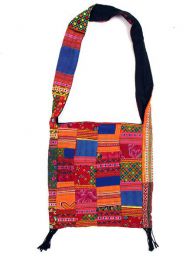 Bolso cuadrado patchwork tribal BOPH09 para comprar al por mayor o detalle  en la categoría de Outlet Hippie Artesanal  | ZAS.