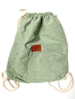 Mochila de Loneta con Cordones Grande de Root, para comprar al por mayor o detalle. [BOTH03]