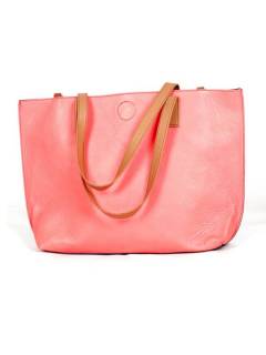 Modelo: M2222 Bolsos de Cuero - Bolso grande bi-color tipo BOVN03 - Modelo M2222