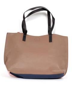 Modelo: M215 Bolsos Hippies de Cuero - Bolso grande bi-color tipo BOVN03 - Modelo M215