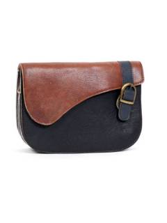 Modelo: M218 Bolsos de Cuero - Bolso hippie de cuero realizado BOVN04 - Modelo M218