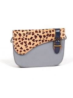 Modelo: M2223 Bolsos de Cuero - Bolso hippie de cuero realizado BOVN04A - Modelo M2223