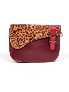 Modelo: M2224 Bolsos de Cuero - Bolso hippie de cuero realizado BOVN04A - Modelo M2224