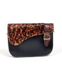 Bolso de Cuero de Colores Mediano Asimétrico con Tapa Animal Print,  para comprar al por mayor o detalle  en la categoría de Complementos y Accesorios Hippies  Alternativos  | ZAS. [BOVN04A]