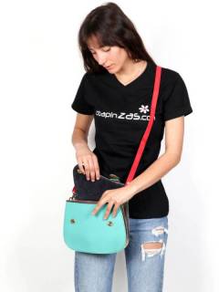 Detalle no seleccionable para compra Bolsos de Cuero - Bolso hippie de cuero realizado BOVN05-A.