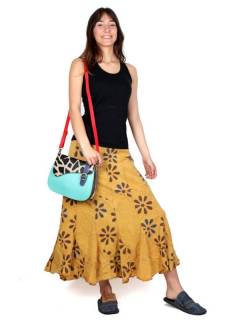 Detalle no seleccionable para compra Bolsos de Cuero - Bolso hippie de cuero realizado BOVN05-A.