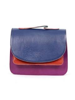 Modelo: M218 Bolsos de Cuero - Bolso hippie de cuero realizado BOVN06 - Modelo M218