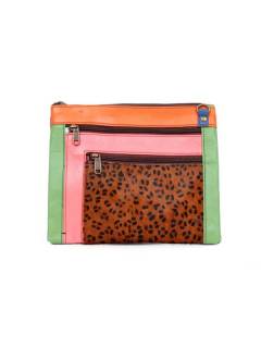 Modelo: M217 Bolsos de Cuero - Bolso hippie de cuero plano BOVN07-A - Modelo M217