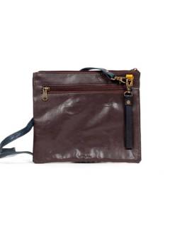 Detalle no seleccionable para compra Bolsos de Cuero - Bolso hippie de cuero plano BOVN07-A.