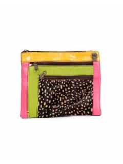 Modelo: M218 Bolsos de Cuero - Bolso hippie de cuero plano BOVN07-A - Modelo M218