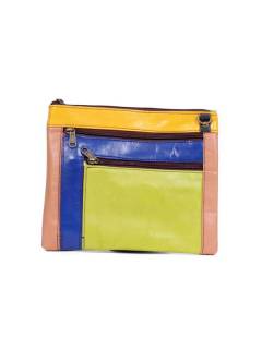 Bolsos de Cuero - Bolso hippie de cuero plano BOVN07 - Modelo M218