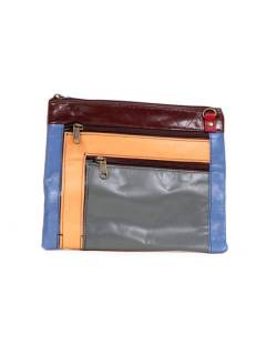 Bolsos de Cuero - Bolso hippie de cuero plano BOVN07 - Modelo M2114