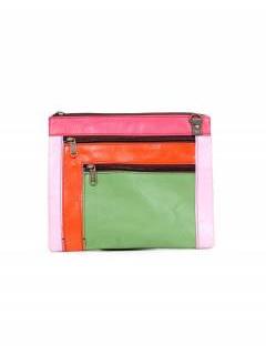 Bolsos de Cuero - Bolso hippie de cuero plano BOVN07 - Modelo M2117