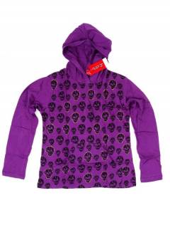 Camisetas de Manga Larga - Camiseta de algodón CACEV04 - Modelo Morado