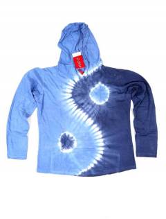 Modelo: Azul Camisetas de Manga Larga - Camiseta de algodón CACEV07 - Modelo Azul