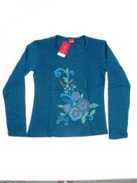Modelo: Azul Camiseta de algodón Mod Azul