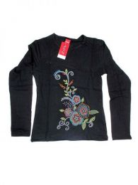 Modelo: Negro Camiseta de algodón Mod Negro